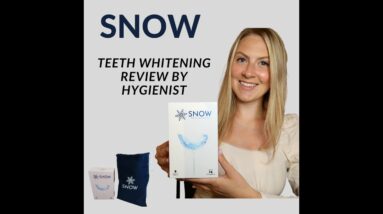 SNOW TEETH WHITENING REVIEW BY HYGIENIST: DOES IT WORK?! CELEBRITY PROMOTED